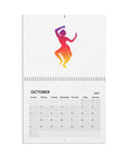 Oddly Inspired 2027 eclectic art wall calendar – October colourful dancer