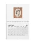 Oddly Inspired 2027 eclectic art wall calendar – December Grenada Queen Elizabeth II stamp art