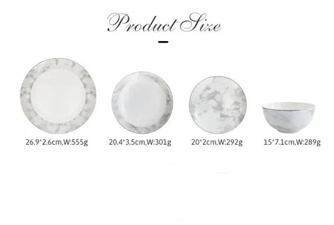 Carrara Bone China Dinner Set - 16 | 24 Piece