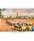 Casablanca, Morocco – La Ville Indigène Postcard, Early 20th Century