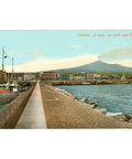 Catania, Italy – Il Molo con Vista dell’Etna – Postcard Mid - 20th Century