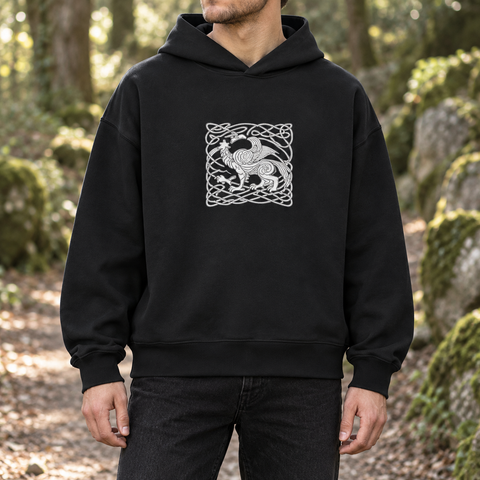 Celtic Griffin Heavyweight Oversized Hoodie