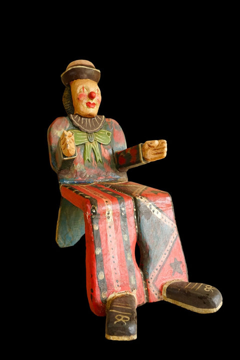 Chair - French Childs clown wooden Chair