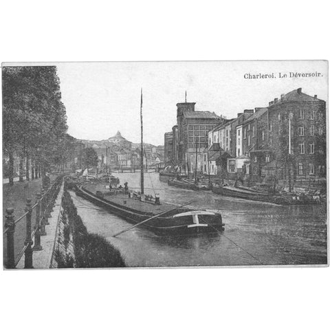 Charleroi, Belgium – Le Déversoir – Postcard Early 20th Century