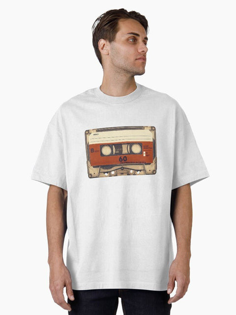 Charm of the Old Compact Cassette Oversized T-Shirt