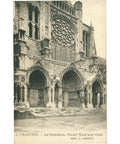 Chartres, France – Cathédrale de Chartres, Portail Nord XIIIe siècle – Postcard