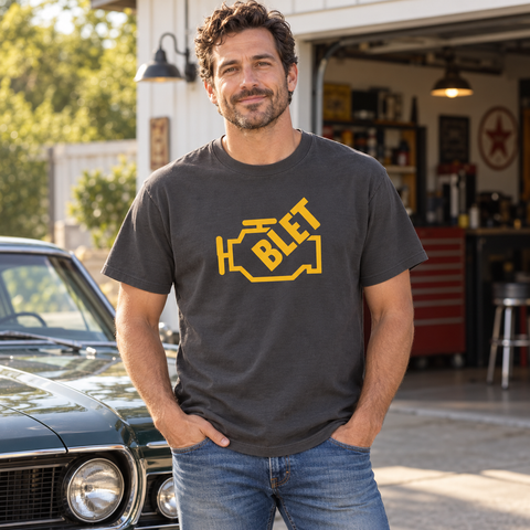 Check Engine Humour | Garment-Dyed Cotton Tee