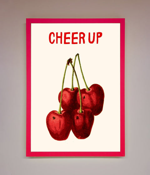 Cheer Up Cherries Framed Wall Art