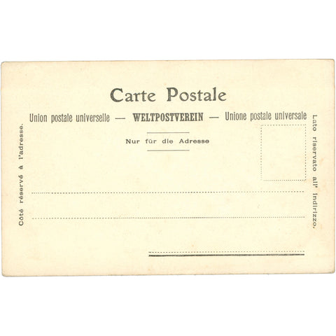 Clarens, Switzerland – Île de Clarens and Dent du Midi – Postcard