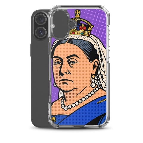 Queen Victora Pop Art Style Clear Case for iPhone®