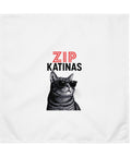 Cats with Character set of four different white cloth napkins – ZIP KATINAS sunglasses cat