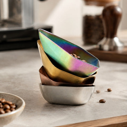 Stainless Steel Coffee Bean Dosing Dish