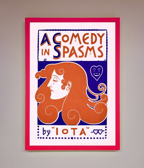 Comedy Poster Vintage Framed Poster