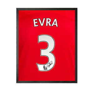 Patrice Evra Signed Shirt Compact Frame.