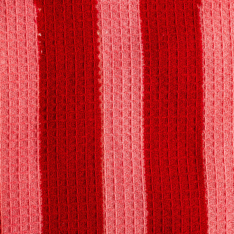 NEW WIDE STRIPE CRIMSON tea towel