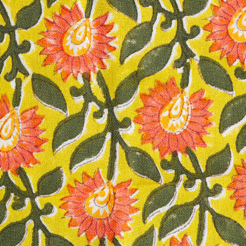 PRESSED PETALS AMBER tea towel