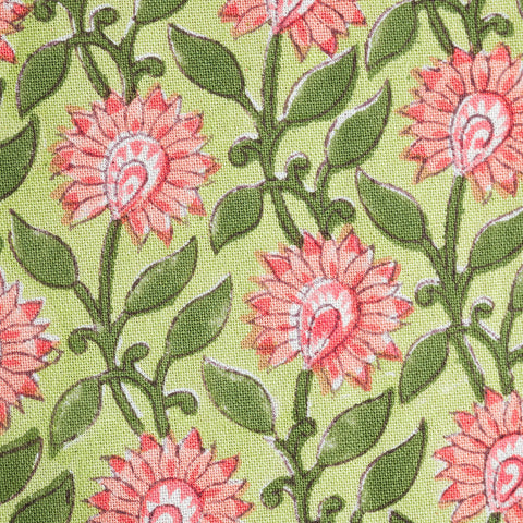 PRESSED PETALS PEONY tea towel