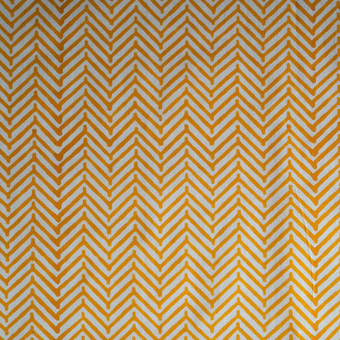 CHEVRON APRICOT NECTAR set of 6 cotton napkins