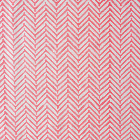 CHEVRON BERGONIA set of 6 cotton napkins