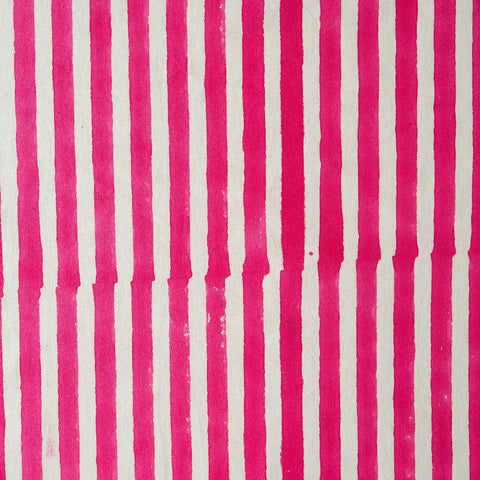 MAGENTA STRIPE set of 4 cotton napkins