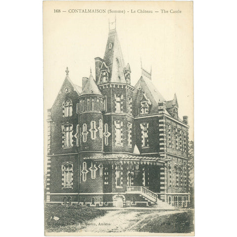 Contalmaison, France – Le Château – Postcard Early 20th Century