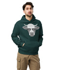 Cool Bull with Sunglasses Unisex oversized hoodie