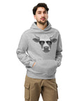 Cool Bull with Sunglasses Unisex oversized hoodie