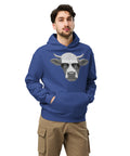 Cool Bull with Sunglasses Unisex oversized hoodie