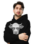 Cool Bull with Sunglasses Unisex oversized hoodie