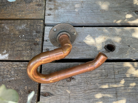 Porte-rouleau de papier toilette en cuivre