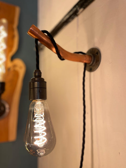 Copper Wall Light