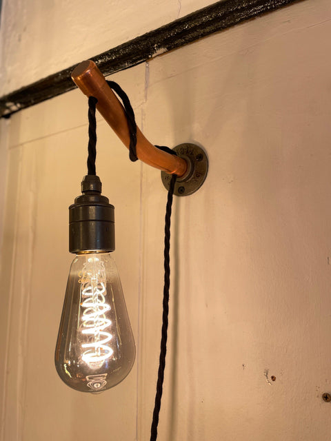 Copper Wall Light
