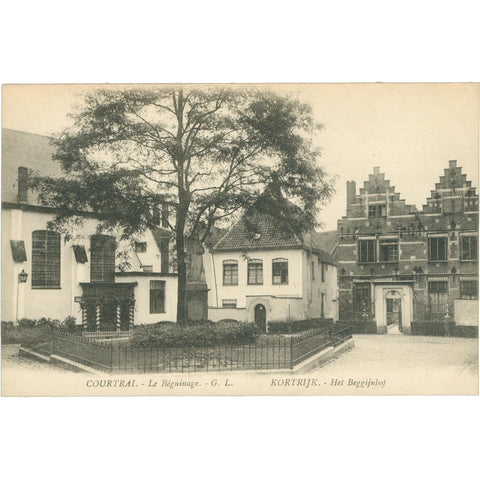 Courtrai, Belgium – The Beguinage of Kortrijk – Postcard