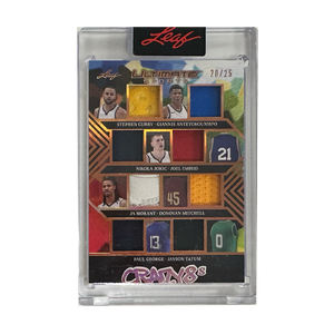 Leaf Crazy8s Stephen Curry, Giannis Antetokounmpo, Nikola Jokic, Joel Embiid, Ja Morant, Donovan Mitchell, Paul George & Jayson Tatum 20/25