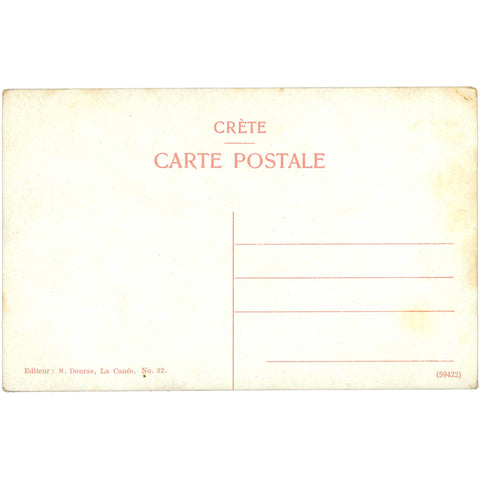 Crete, Greece La Plage de Centuria Cora Postcar Early 20th Century