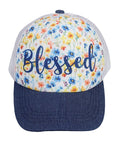 Cross Floral Blessed Cap