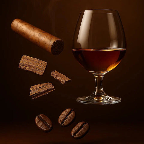 Tabac cubain et chêne - Barre de cire parfumée XXL 100 g