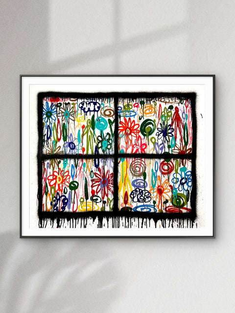 Nuno Barbedo (1983) - Life outside (XL Size Painting)