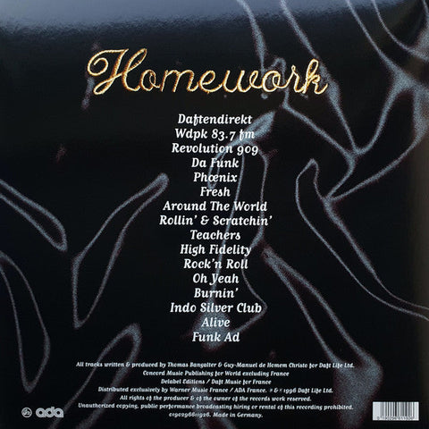 Daft Punk – Homework • 2×Vinyl LP, 2022 Pressing