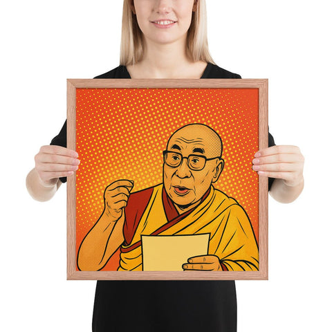 Dalai Lama Framed poster