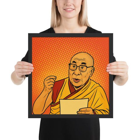 Dalai Lama Framed poster