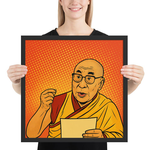 Dalai Lama Framed poster