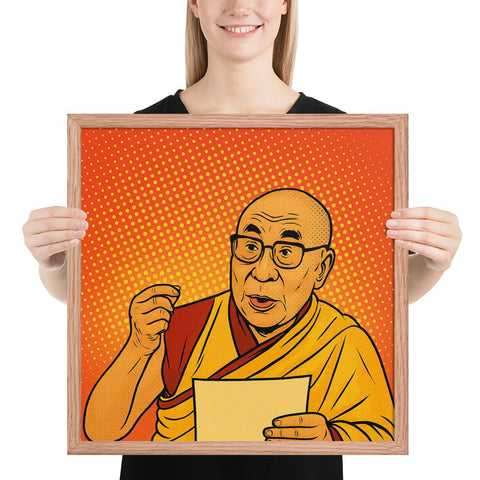 Dalai Lama Framed poster