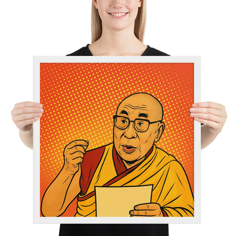 Dalai Lama Framed poster