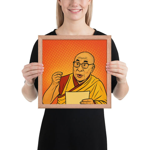 Dalai Lama Framed poster