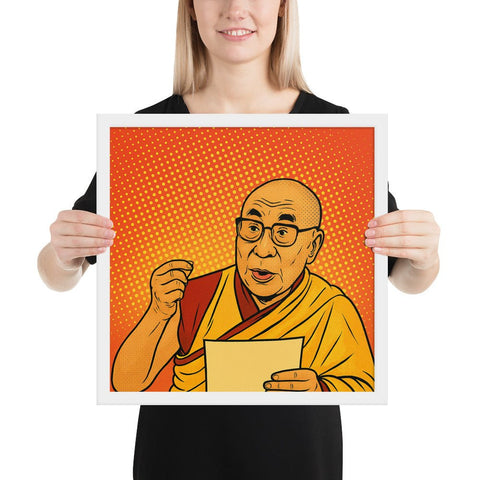 Dalai Lama Framed poster