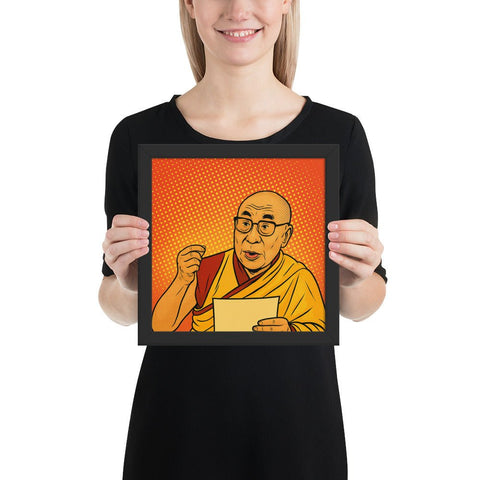 Dalai Lama Framed poster