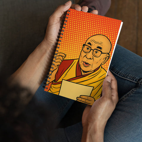 Dalai Lama Spiral notebook
