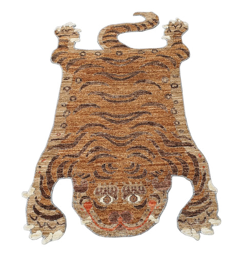 Designer Carpet - New - Tiger - Rug