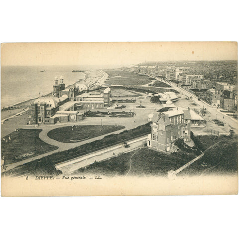 Dieppe, France – General View – Postcard Early 20th Century